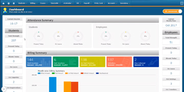 eSchool Management Dashboard (Main)